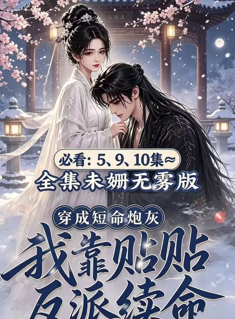 穿书炮灰抱对腿AI漫剧黄果版-《穿成短命炮灰，我靠贴贴反派续命》未删减全集完整版-最新去雾版在线免费看